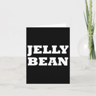 Jelly Bean Halloween Easy Costume Cute Fun Party Card