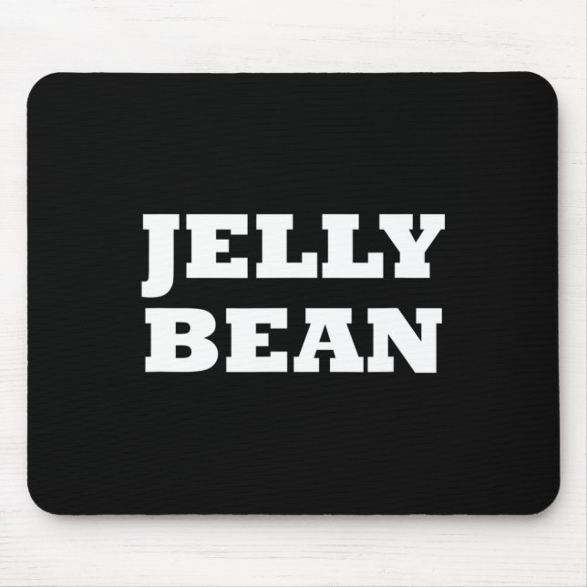 Jelly Bean Halloween Easy Costume Cute Fun Party  Mouse Pad (Front)