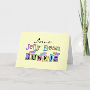 Jelly Bean Junkie T-shirts and Gifts Holiday Card