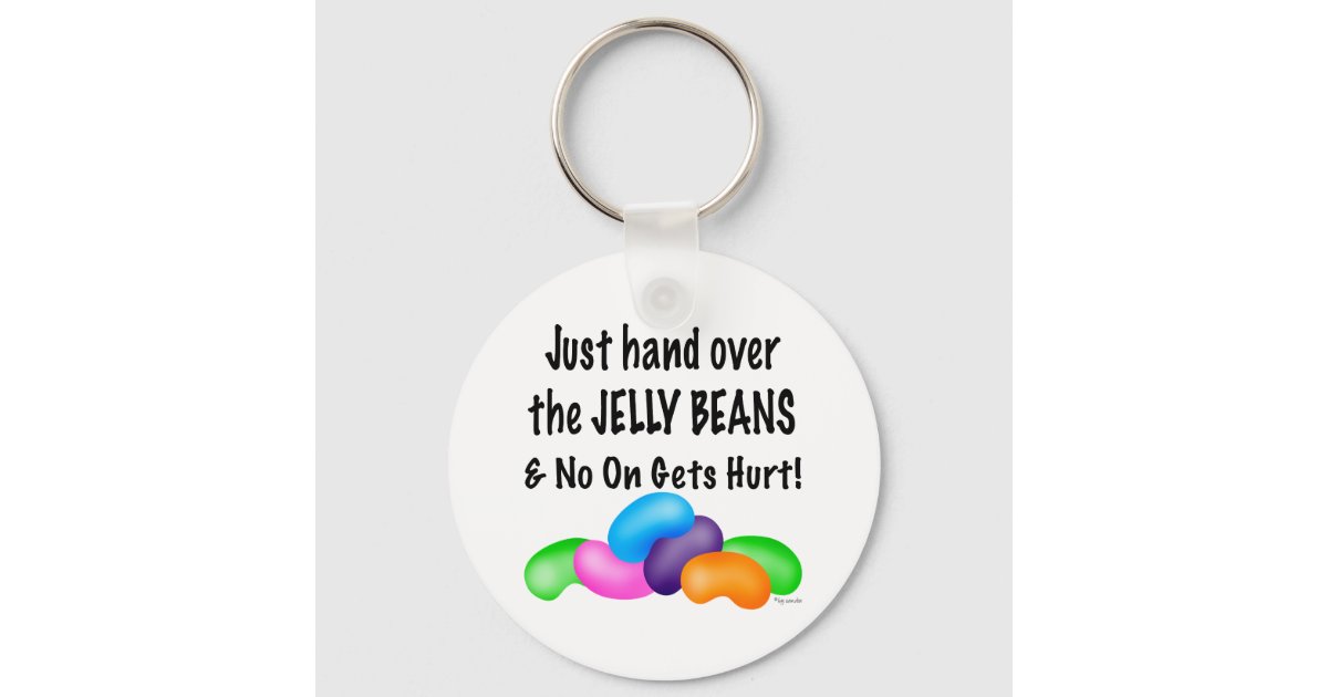 Jelly Bean Keychain | Zazzle