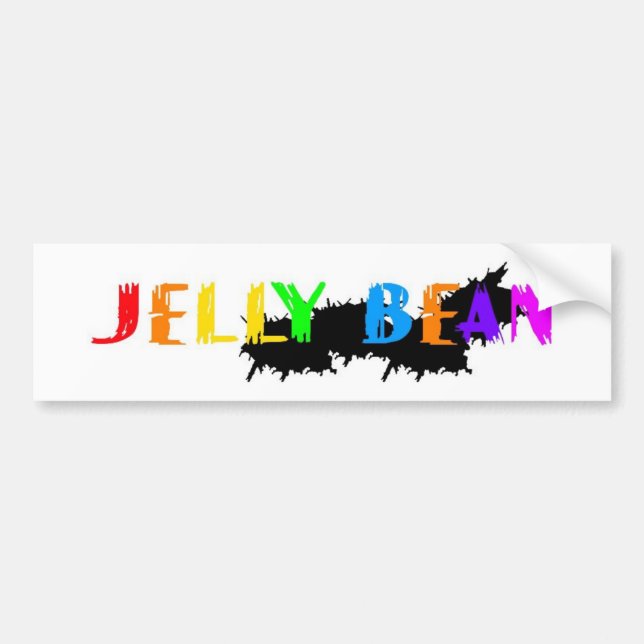 Jelly Bean logo Bumper Sticker (Front)