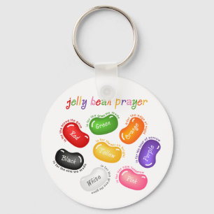Jelly Bean Prayer Keychain