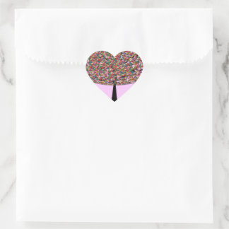 Jelly Bean Tree Heart Sticker