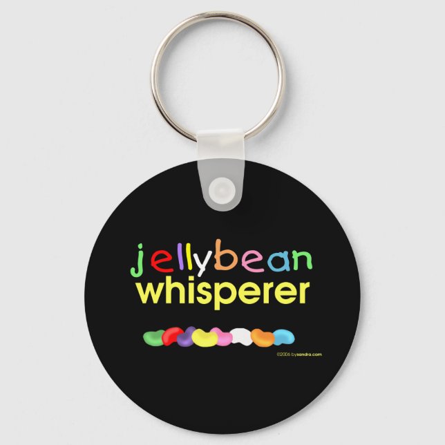 Jelly Bean Whisperer Keychain (Front)