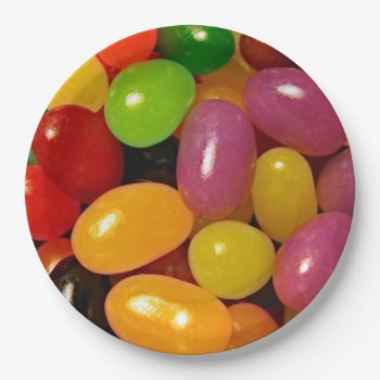 Jelly Beans And Easter Holidays Paper Plates by bonfirechristmas at Zazzle