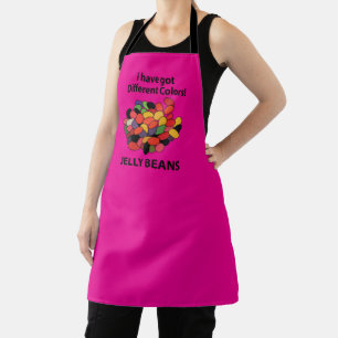 Jelly Beans Colorful Funny Jelly Beans Apron