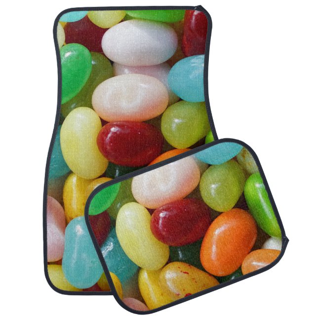 Jelly Beans Design Set of Car Mats (Set)