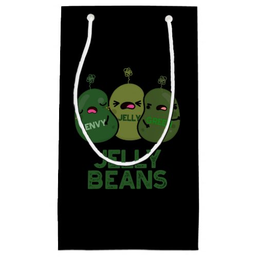 Jelly Beans Funny Jealous Candy Pun Dark BG Small Gift Bag
