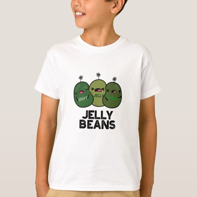 Jelly Beans Funny Jealous Candy Pun  T-Shirt (Front)