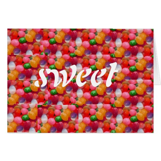 jelly beans, jelly beans, jelly beans, jelly be... card