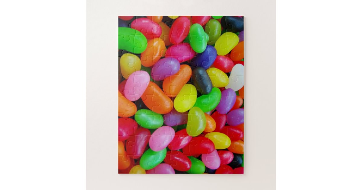 jelly beans jigsaw puzzle Zazzle