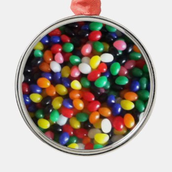 Jelly Beans Metal Ornament by Iverson_Designs at Zazzle