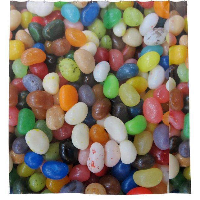 Jelly Beans on Shower Curtain (Front)