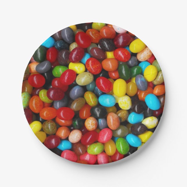 Jelly Beans Paper Plates (Front)