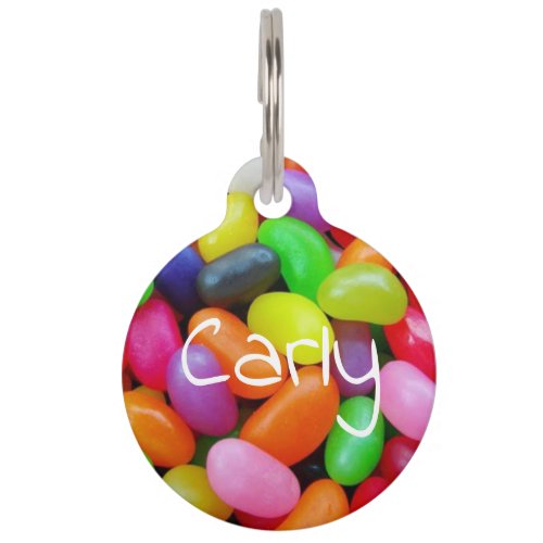 jelly beans pet ID tag