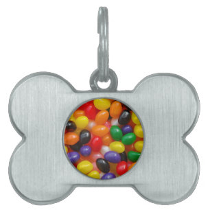 Jelly beans pet name tag