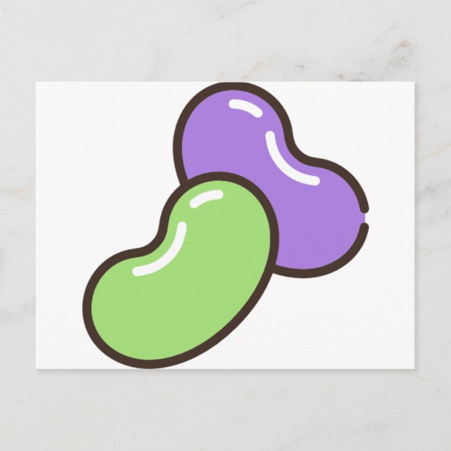 jelly-beans postcard (Front)