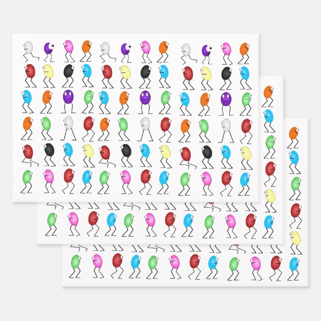 Jelly Beans Wrapping Paper (Set)