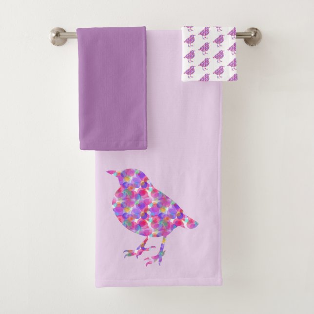 Jelly Birds Towel Set (Insitu)