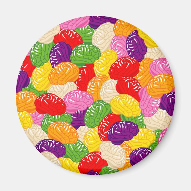 Jelly Brains Magnet (Front)