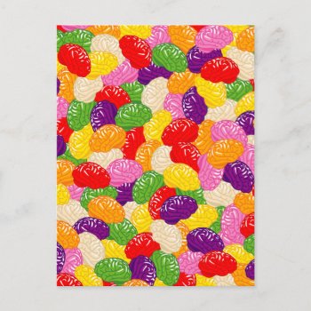 Jelly Brains Postcard by Iantos_Place at Zazzle
