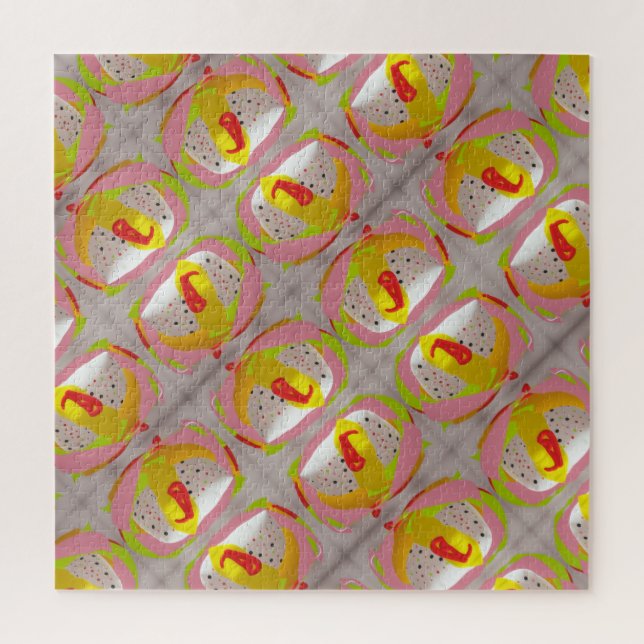 Jelly Candy Sweet Baby Hug Love Soft Cushion       Jigsaw Puzzle (Vertical)