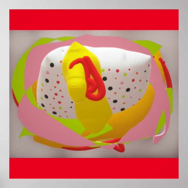 Jelly Candy Sweet Baby Hug Love Soft Cushion      Poster (Front)