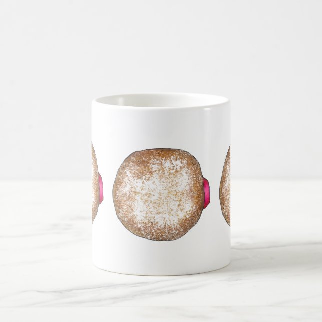 Jelly Donut Donuts Doughnut Hanukkah Chanukah Mug (Center)