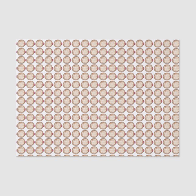 Jelly Donut Doughnut Hanukkah Chanukkah Sufganiyah Tissue Paper (Front)