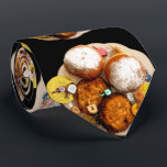 Jelly Donuts, Latkes, Dreidels & Gelt Neck Tie<br><div class="desc">"Jewish Expressions, " offers a shopping experience as you will not find anywhere else. Welcome to our store. Tell your friends about us and send them our link:  http://www.zazzle.com/YehudisL?rf=238549869542096443*</div>