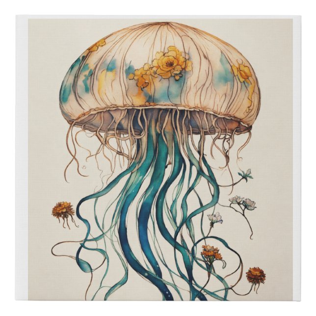 jelly  faux canvas print (Front)