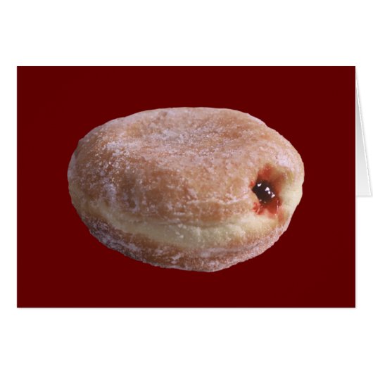 Jelly Filled Donut Cards (Front Horizontal)