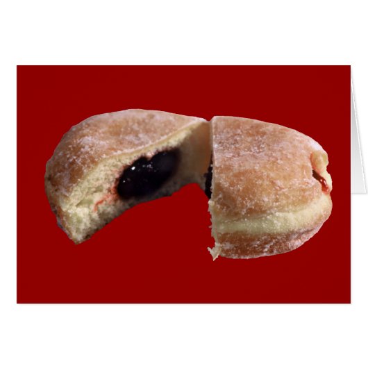 Jelly Filled Donut Cards (Front Horizontal)