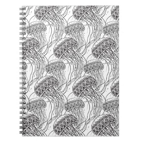 Jelly Fish Doodle Notebook