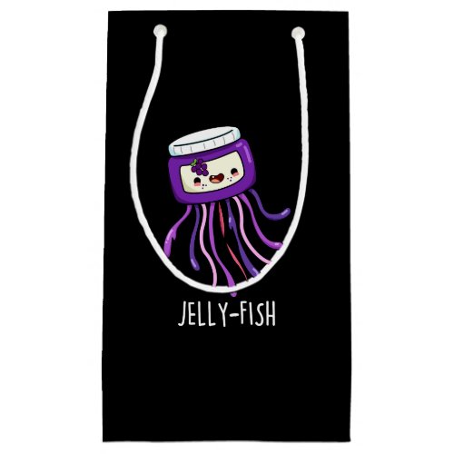 Jelly_fish Funny Jelly Jar Pun Dark BG Small Gift Bag