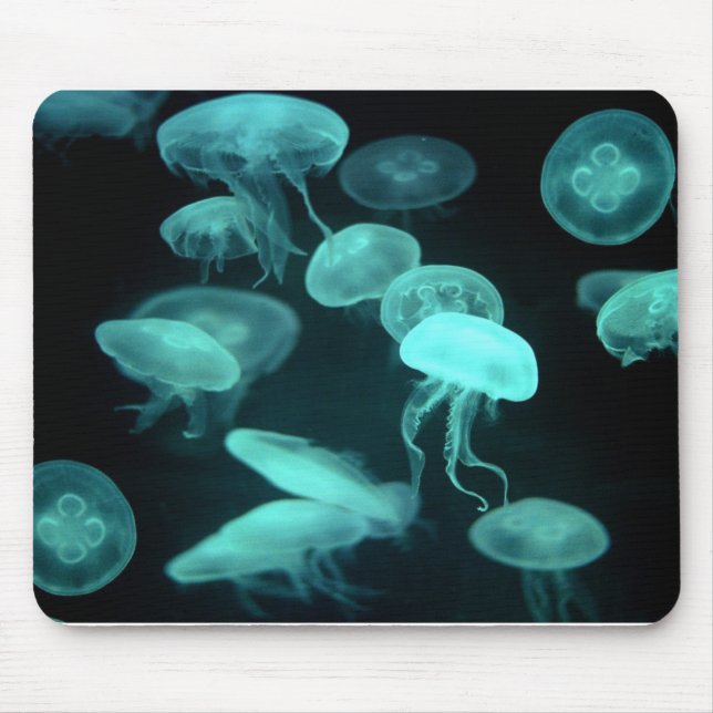 jelly fish glowing mouse pad (Front)