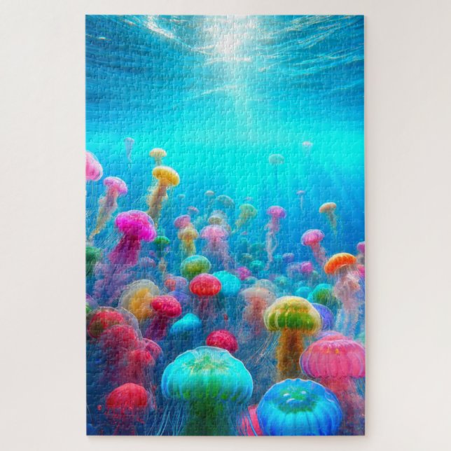 Jelly Fish Jigsaw Puzzle (Vertical)