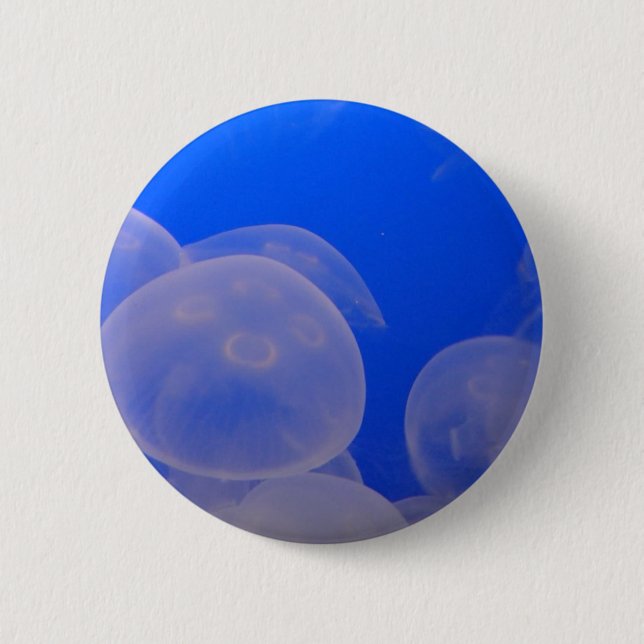 Jelly Fish Pinback Button (Front)