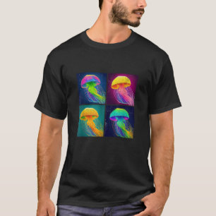 Jelly Fish Pop Art Design Illustration Colorful An T-Shirt