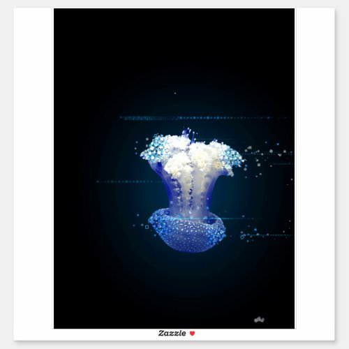 JELLY FISH STICKER