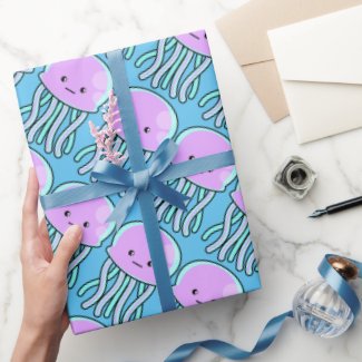 Jelly Fish Wrapping Paper