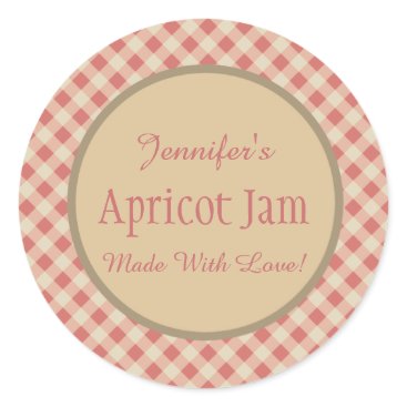 Jelly Jam Custom Jar Baking Bakery Classic Round Sticker Jelly Jam Custom Jar Baking Bakery Classic Round Sticker