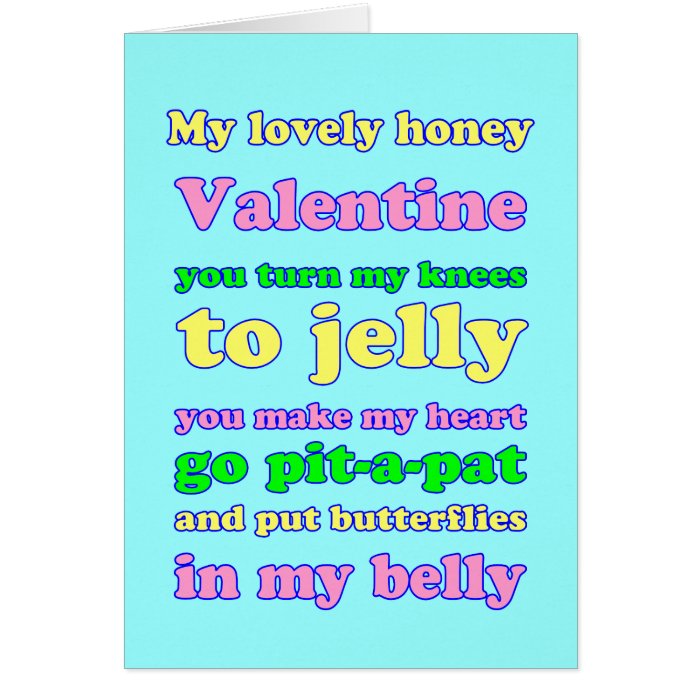 Jelly Knees Valentine Greeting Cards