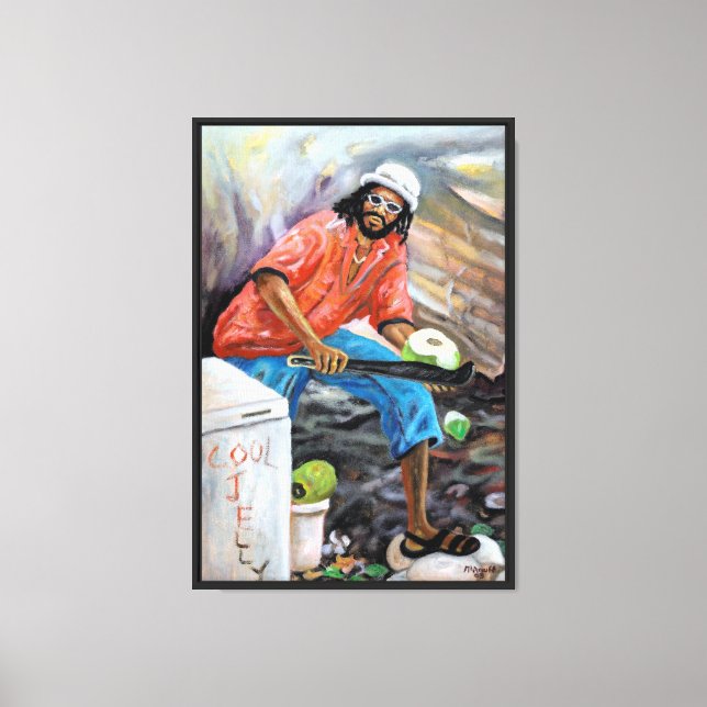 Jelly Man Canvas Print (Front)