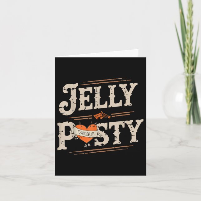Jelly Personalized First Name Cowboy Birthday Men  Card (Front)