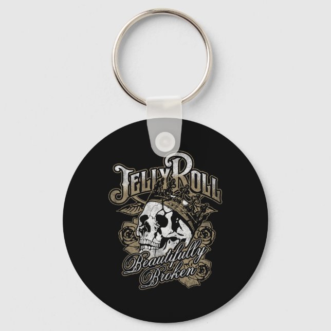 Jelly Roll - Beautifully Broken  Keychain (Front)