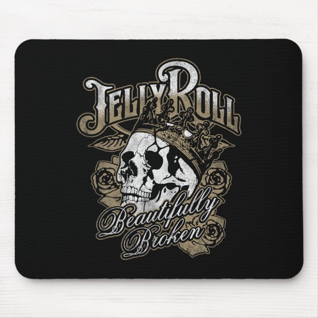 Jelly Roll - Beautifully Broken  Mouse Pad (Front)