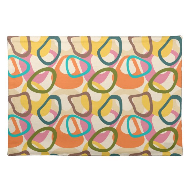 Jelly Squares  Cloth Placemat (Front)
