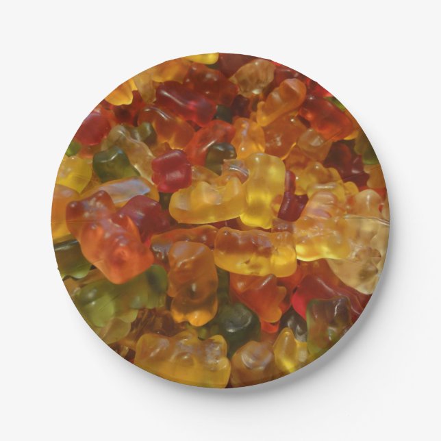Jelly Sweets Paper Plates (Front)