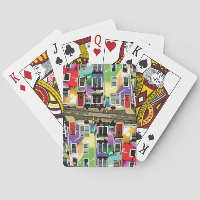 Jellybean Row  Poker Cards (Back)